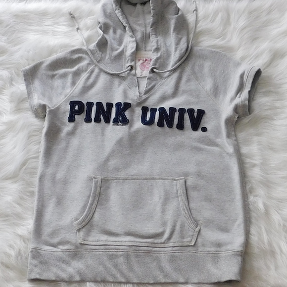 PINK Victoria's Secret Tops - Victoria's Secret Pink Medium University Hoodie